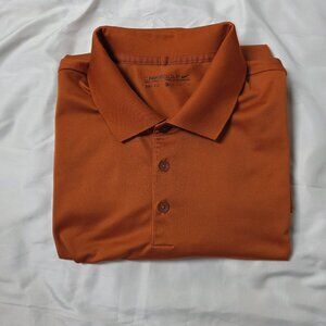 Nike Long Sleeve Dri-Fit Shirt Golf / Gym / Fitness Burnt Orange XL